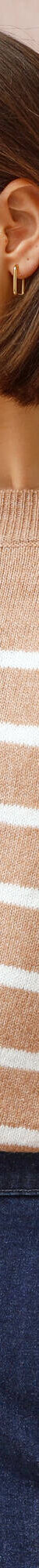 Pull col bateau rayé, épaules boutonnées (beige chiné / écru) Pull col bateau rayé, épaules boutonnées (beige chiné / écru)
